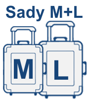 Sady cestovních kufrů M+L